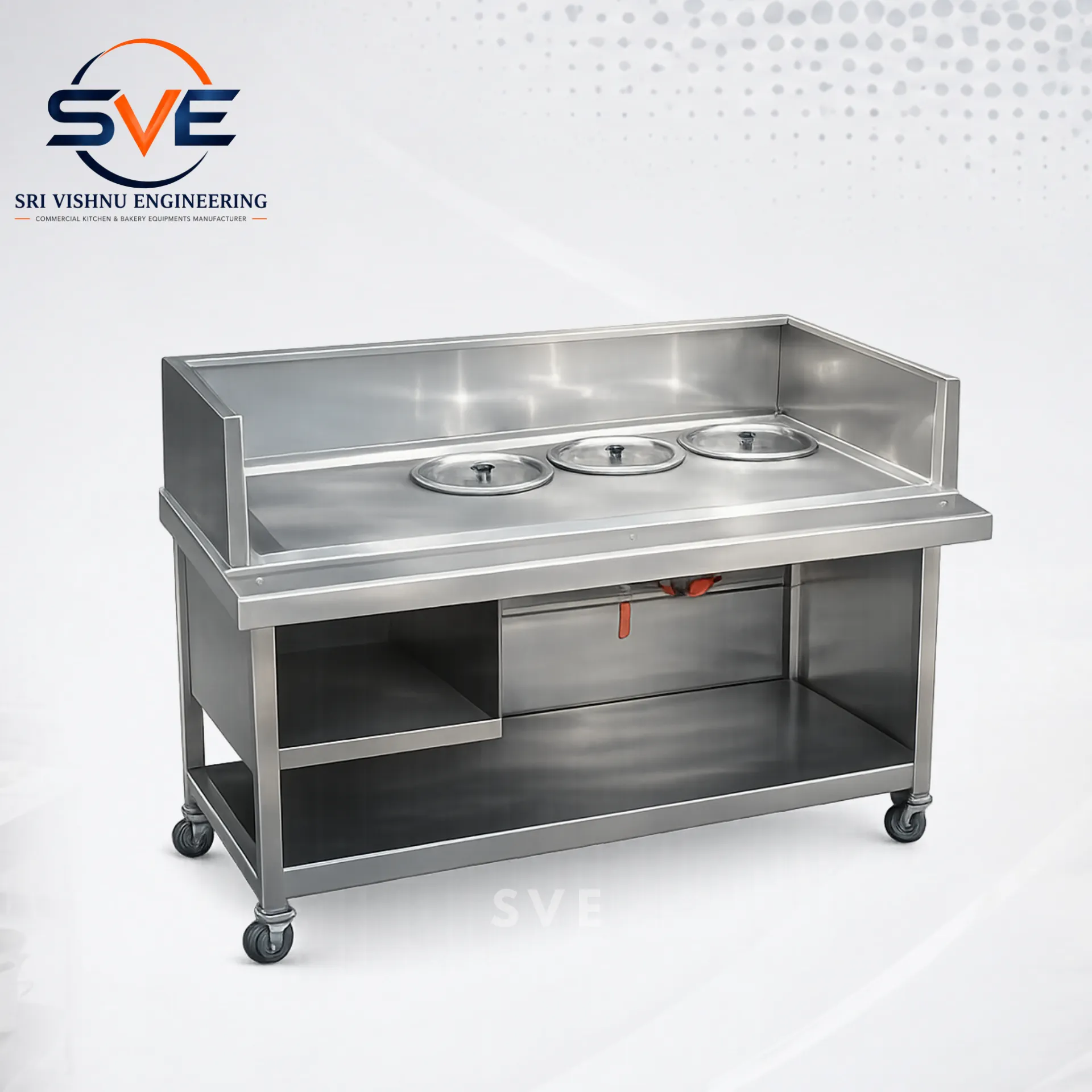 Tea Counter with Hot Case