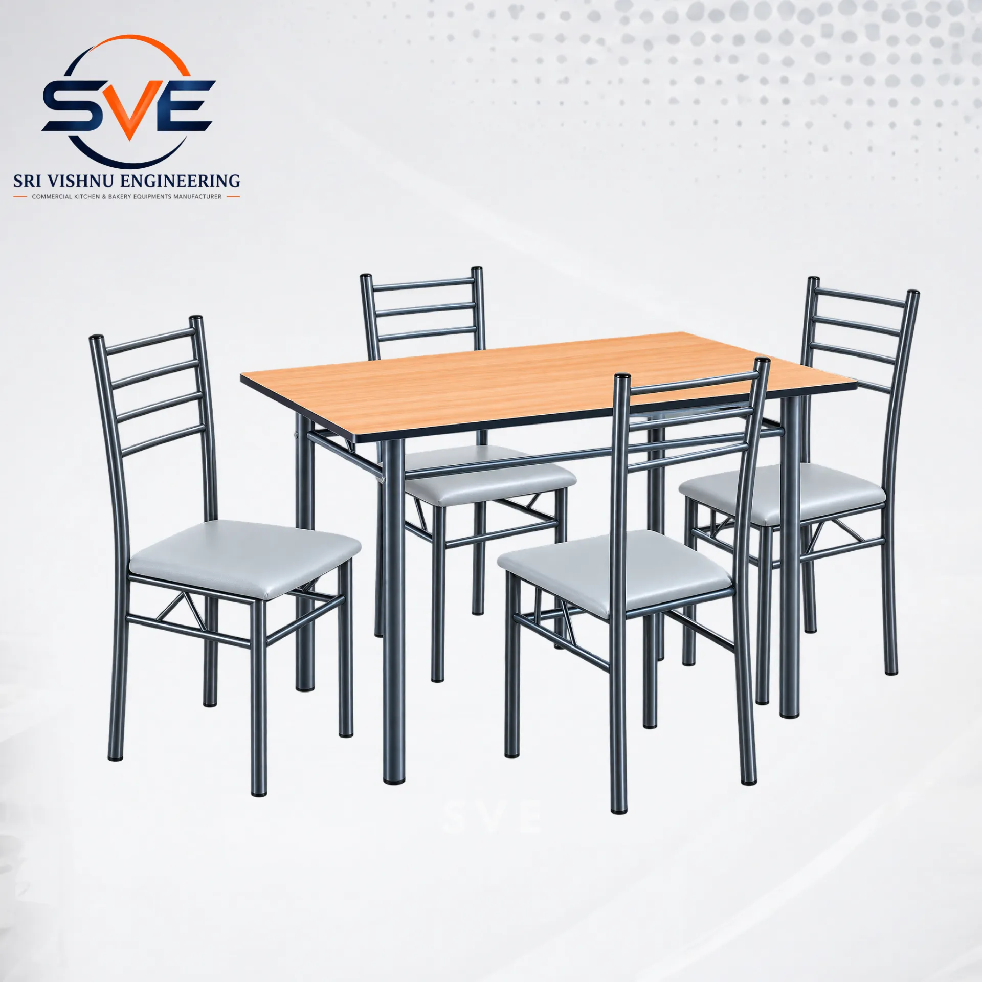 Tea Coffee Table Set - Wood Top